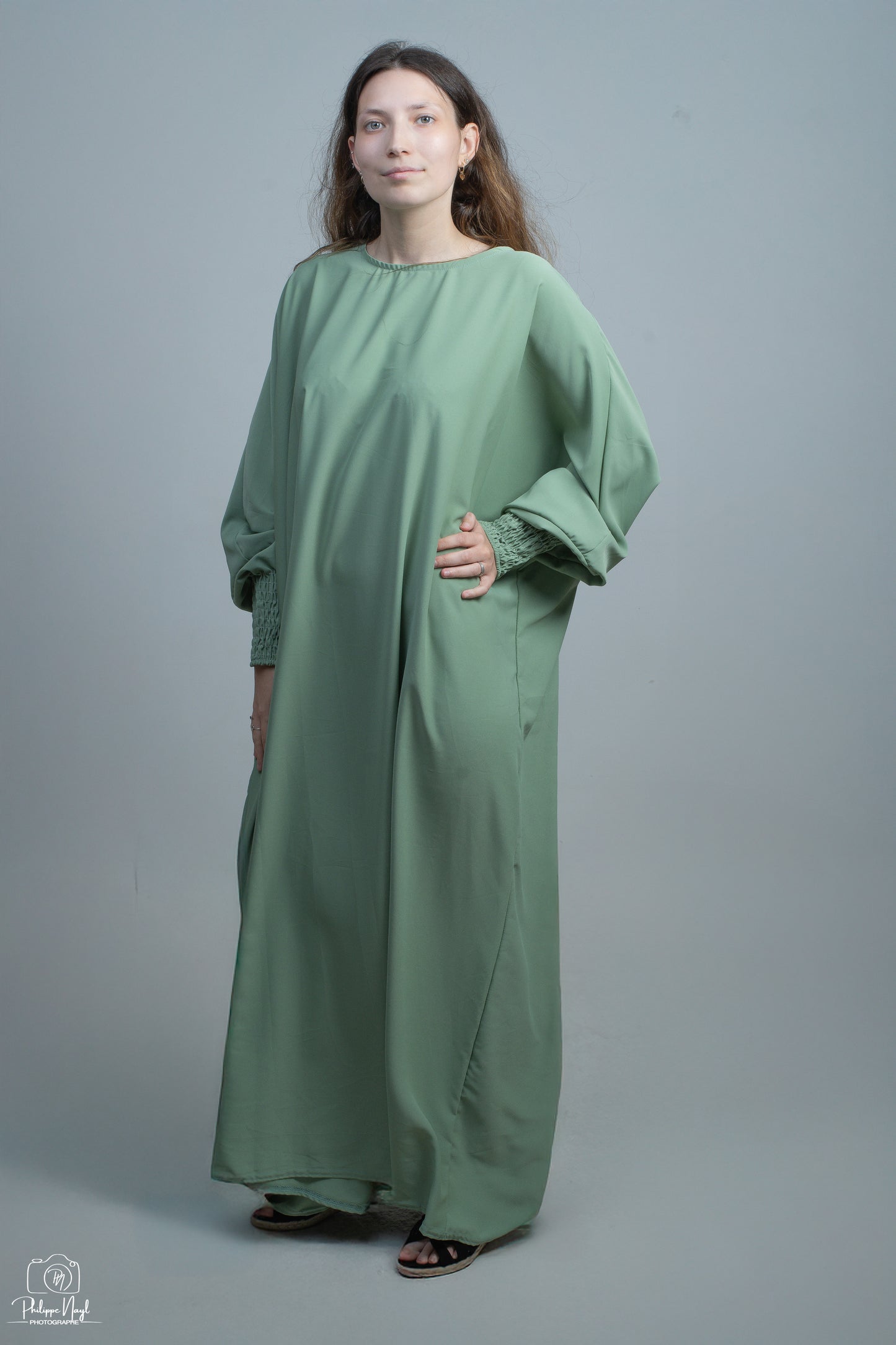 Abaya femme manche Elastique