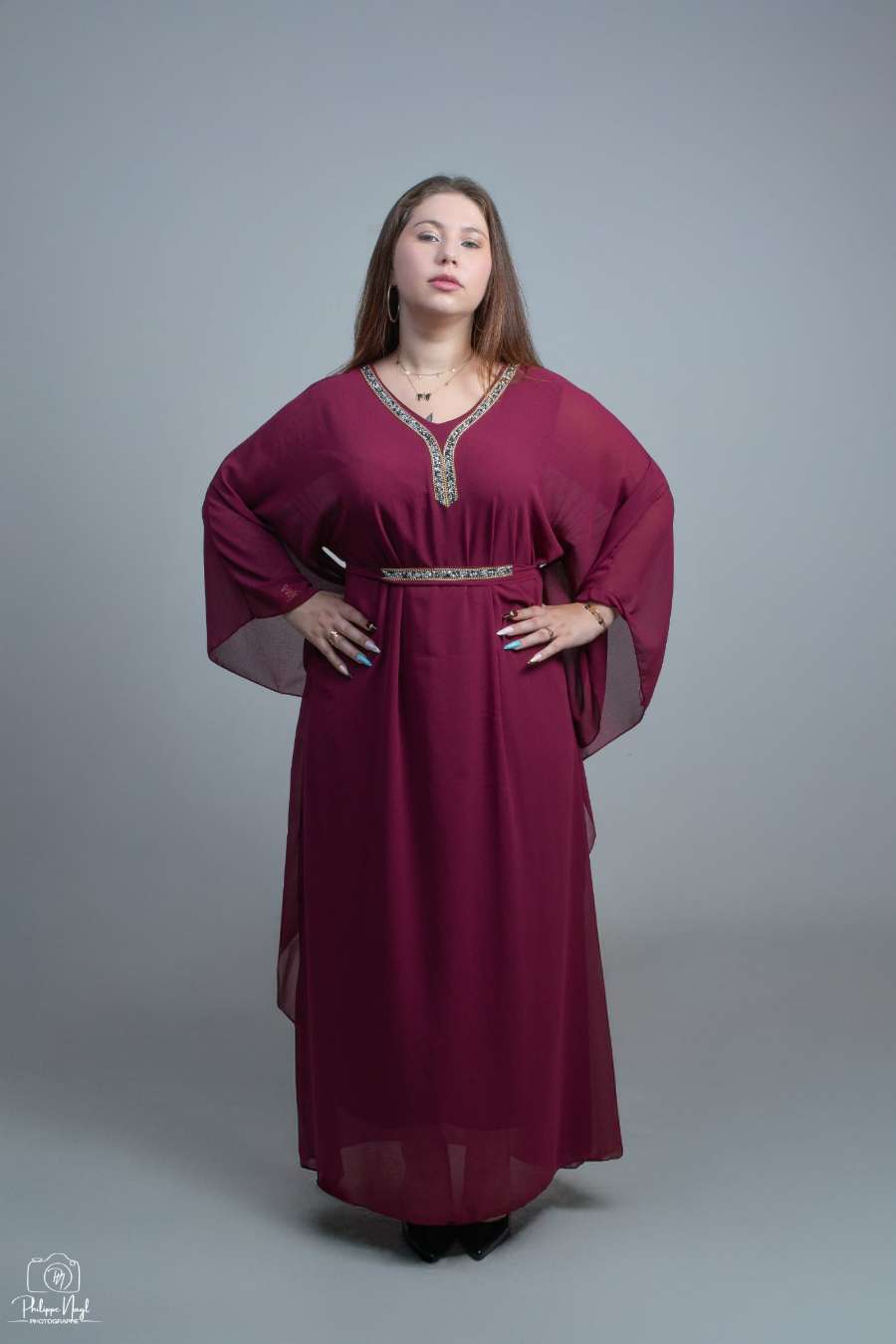 ABAYA FARACHA STRASS